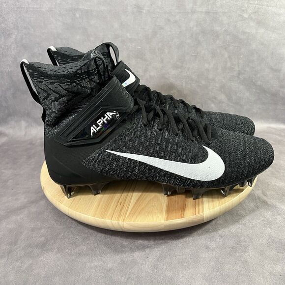 Nike Alpha Menace Elite 2 Flyknit Mens 15 Football Cleats Shoes AO3374-001